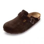 Birkenstock Shoes - Boston - Brown Suede, Narrow