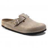 Birkenstock - Boston - Tobacco Brown Oiled Leather Soft Footbed